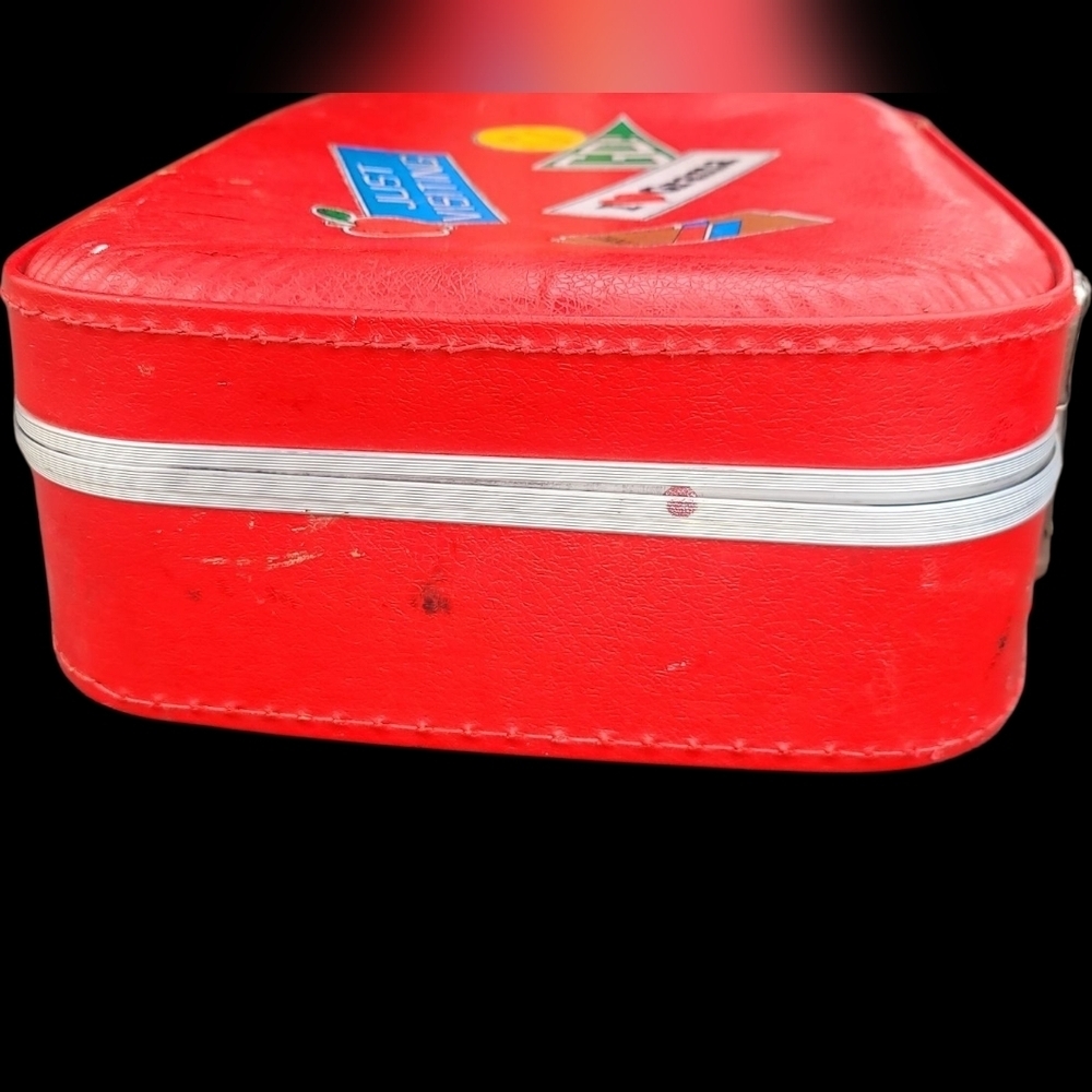 Vtg 1970's I Love Grama Just~Visiting~Children's Hard Shell Travel Suitcase  Box - Picture 5 of 12